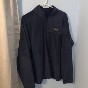Navy Blue Button Up Columbia Pullover